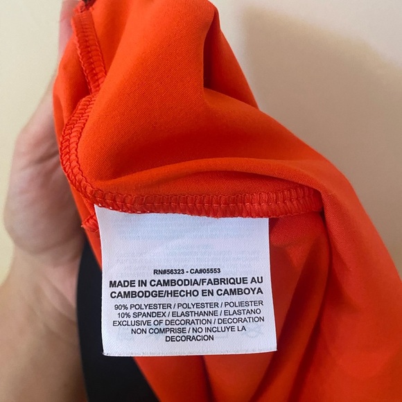 Nike Golf Dri-FIT Skirt Women’s Medium Orange Performance Activewear - Picture 5 of 5